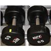 Image 1 : PAIR OF UFC 65 LB DUMBBELLS