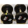 Image 1 : PAIR OF UFC 30 LB DUMBBELLS