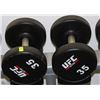 Image 1 : PAIR OF UFC 35 LB DUMBBELLS