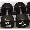 Image 1 : PAIR OF UFC 95 LB DUMBBELLS