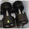 Image 1 : PAIR OF UFC 100 LB DUMBBELLS