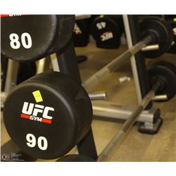 90 LB STRAIGHT BARBELL