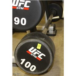 100 LB STRAIGHT BARBELL