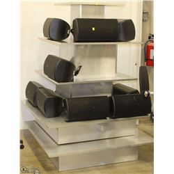 5 TIER SQUARE DISPLAY SHELVING UNIT