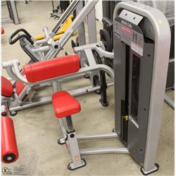 STAR TRAC BICEPS CURL, 180 LBS INTERNAL WEIGHT