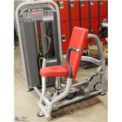 STAR TRAC CHEST PRESS, 260 LBS INTERNAL WEIGHT