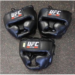LOT OF 3 UFC HEADGEAR SIZE SMALL