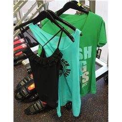 LOT OF UFC CLOTHING - ASSORTED SIZES AND STYLES