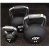 Image 1 : PAIR OF 24KG UFC KETTLEBELLS WITH 4KG KETTLEBELL
