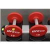 Image 1 : PAIR OF 10LB UFC DUMBBELLS