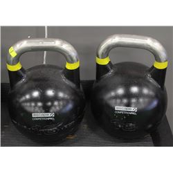 PAIR OF 16KG ESCAPE COMPETITION PRO KETTLEBELLS
