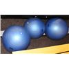Image 1 : LOT OF 3 ASSORTED EXERCISE BALLS