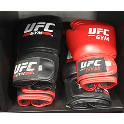 2 PAIRS OF UFC BOXING GLOVES