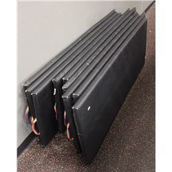 LOT OF 9 PADDED MATS