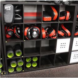 16 COMPARTMENT SHELVING UNIT