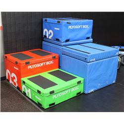 SET OF VARIOUS HEIGHT STEPS