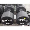 Image 1 : PAIR OF UFC 100LB DUMBBELLS