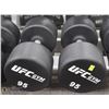 Image 1 : PAIR OF UFC 95LB DUMBBELLS