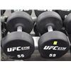 Image 1 : PAIR OF UFC 55LB DUMBBELLS