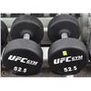 Image 1 : PAIR OF UFC 52.5LB DUMBBELLS