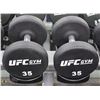 Image 1 : PAIR OF UFC 35LB DUMBBELLS
