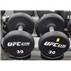 Image 1 : PAIR OF UFC 30LB DUMBBELLS