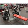 Image 1 : STAR TRAC BENCH PRESS WITH WEIGHT RACK