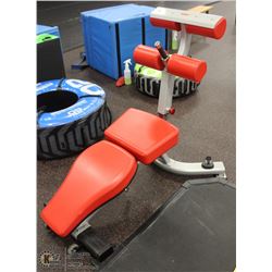 STAR TRAC ADJUSTABLE SIT-UP BENCH
