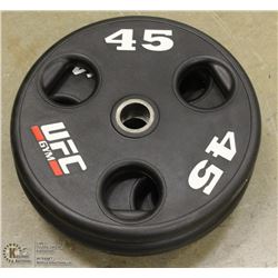 LOT OF 4 - UFC 45LB FREE WEIGHTS