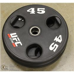 LOT OF 4 - UFC 45LB FREE WEIGHTS