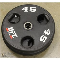 LOT OF 4 - UFC 45LB FREE WEIGHTS