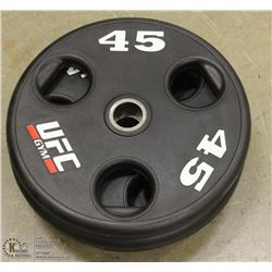 LOT OF 4 - UFC 45LB FREE WEIGHTS