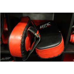 LOT OF 2 RED UFC TRAINING KICK PADS