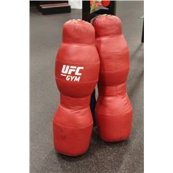 LOT OF 2 RED WRESTLING DUMMIES