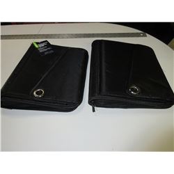 2 New Casemate 3 ring Zippered Binders