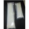Image 1 : 2 packs of 100 each Cable/Zipties 12 inch and 8 inch