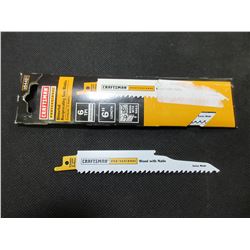 5 New Craftsman 6 inch Recip / Sawzall Blades / Wood with Nails bi-metal
