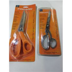 New Fiskars Scissors / 1 Plinking Shears & 1 Forged