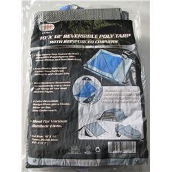 New 10 x 12 foot Reversable Tarp
