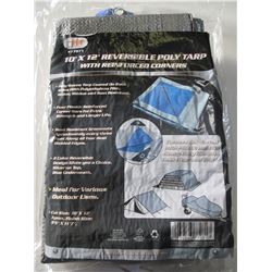 New 10 x 12 foot Reversable Tarp