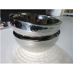 2 New Stainless Bowls
