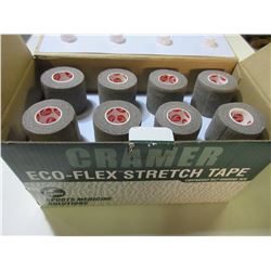 Cramer ECO Flex Stretch Tape / lightweight self adhering sports tape/grey