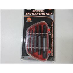 5 piece Screw Extractor Set  with case