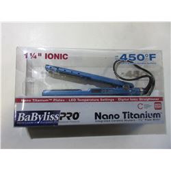 New Babyless Nano Titanium 1 1/4 inch Flat Iron straightener