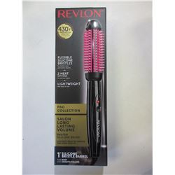 New Revlon 1 inch Silicone Bristle Barrel Brush / flexible bristles