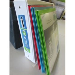 1 Binder &  4 Pocket & Prong Folders / 2 Pocket/ design your own cover