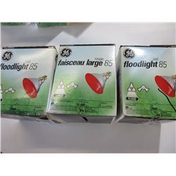 3 New GE Outdoor Floodlight 85 / 3 Red