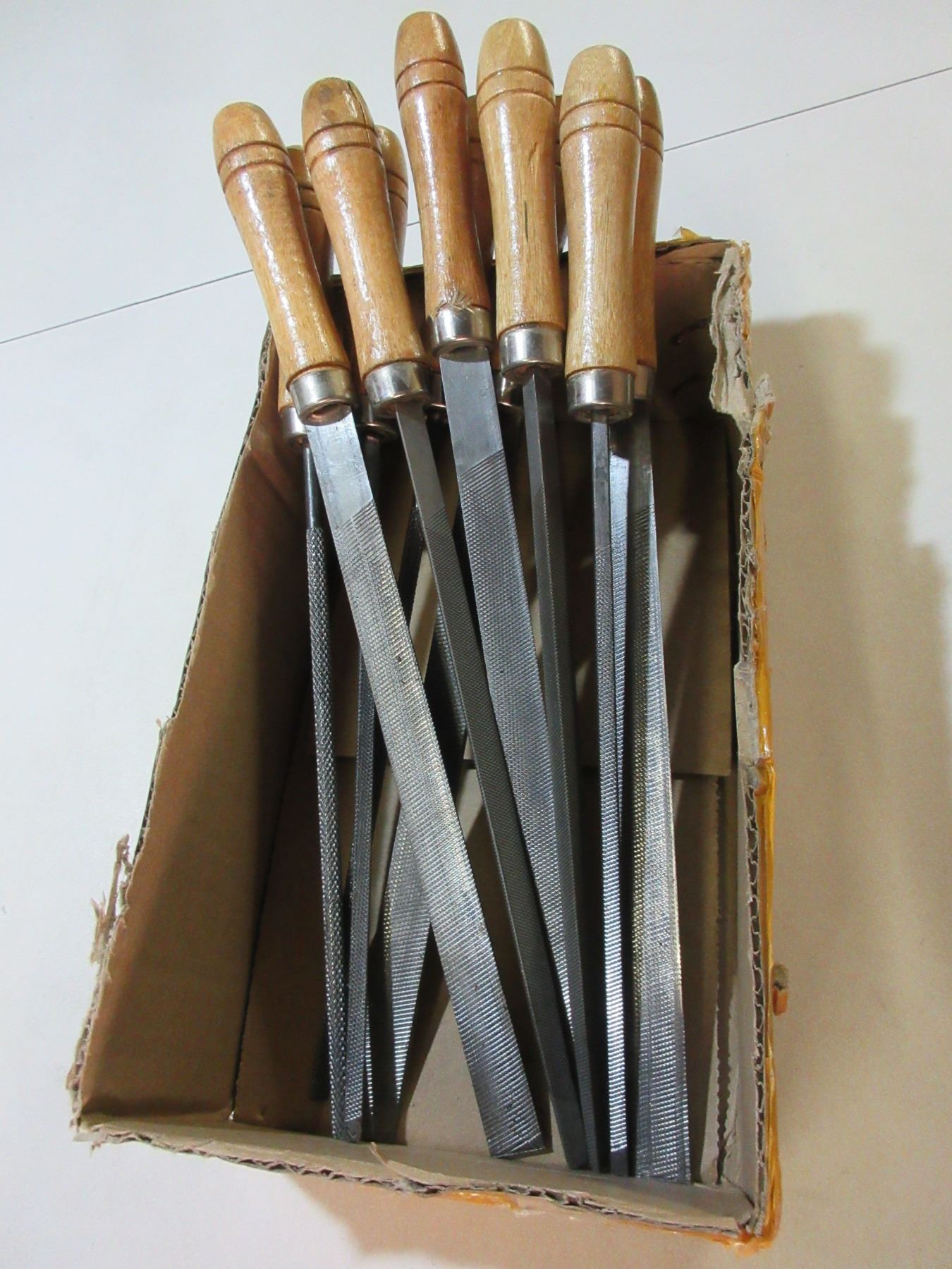 10 Assorted Wood handle Files - Klondike On-Line Auctions