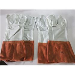 2 New Pairs Welding Gloves / MIG/TIG Top grain Leather size XL