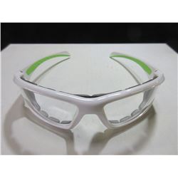 3 New White Frame with Padded Lense see pics / Clear Lense